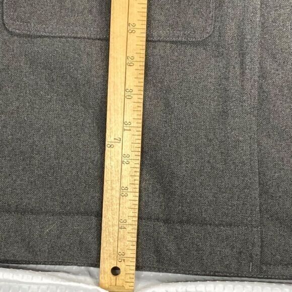 Merrell Select Dry Pea Coat XS Gray Insulated Winter Long Classic Elegant Jacket - Picture 12 of 16